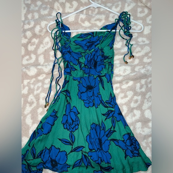 ruby and jenna green and blue mini dress - Picture 4 of 4